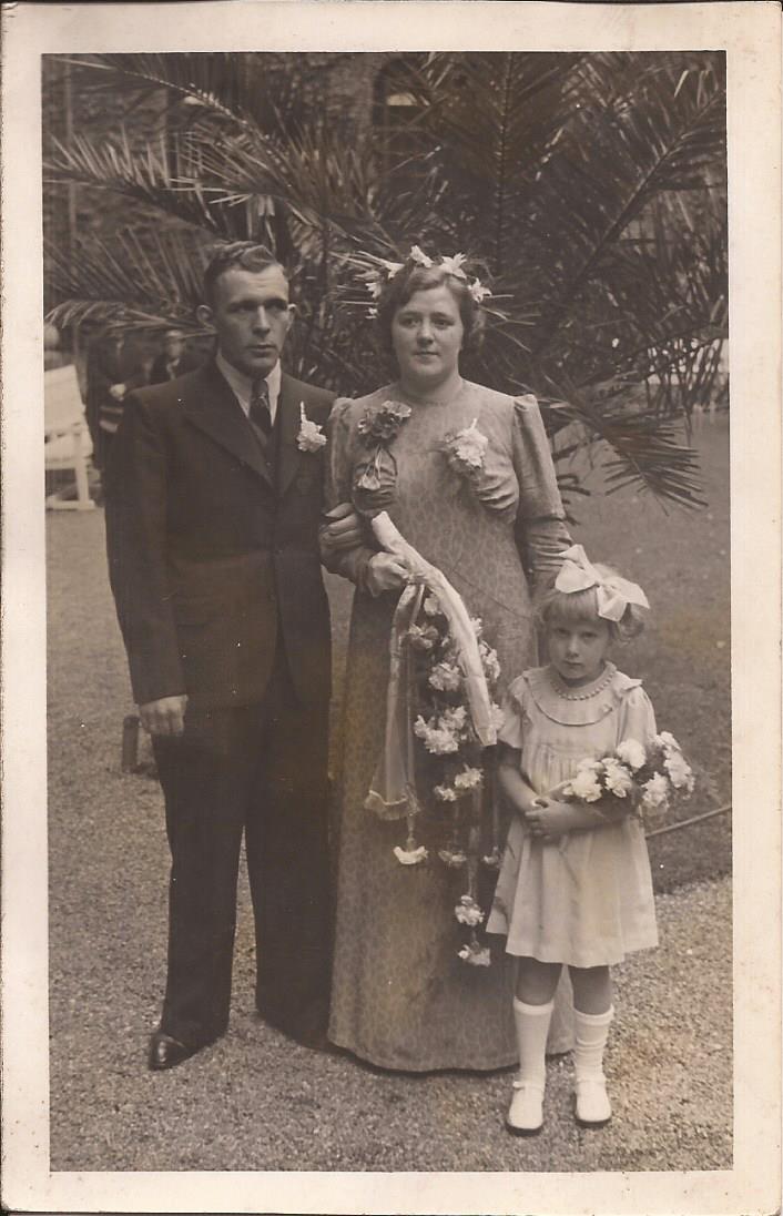 Trouwfoto Arie de Vries 26-07-1939