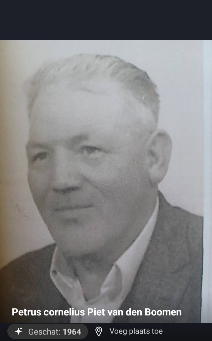 Petrus cornelius van den Boomen