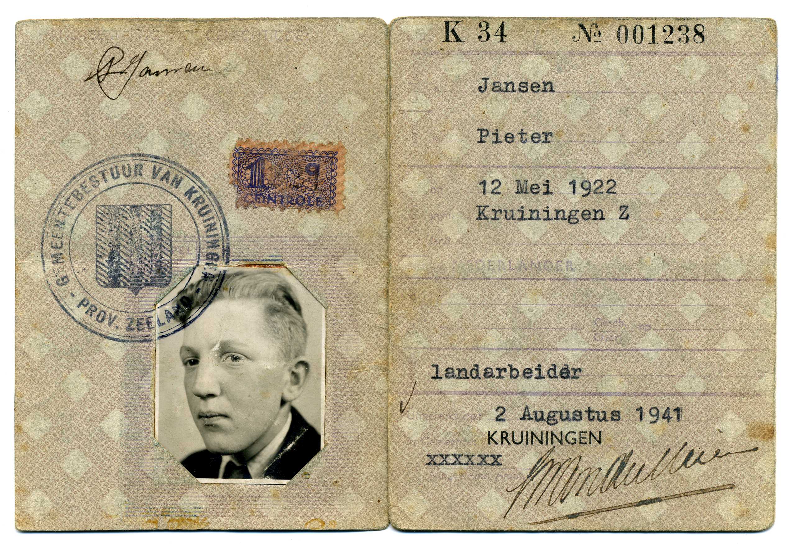 Pieter Jansen 12-05-1922