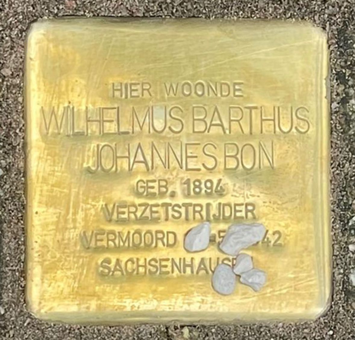 Struikelsteen Wilhelmus Barthus Johannes Bon