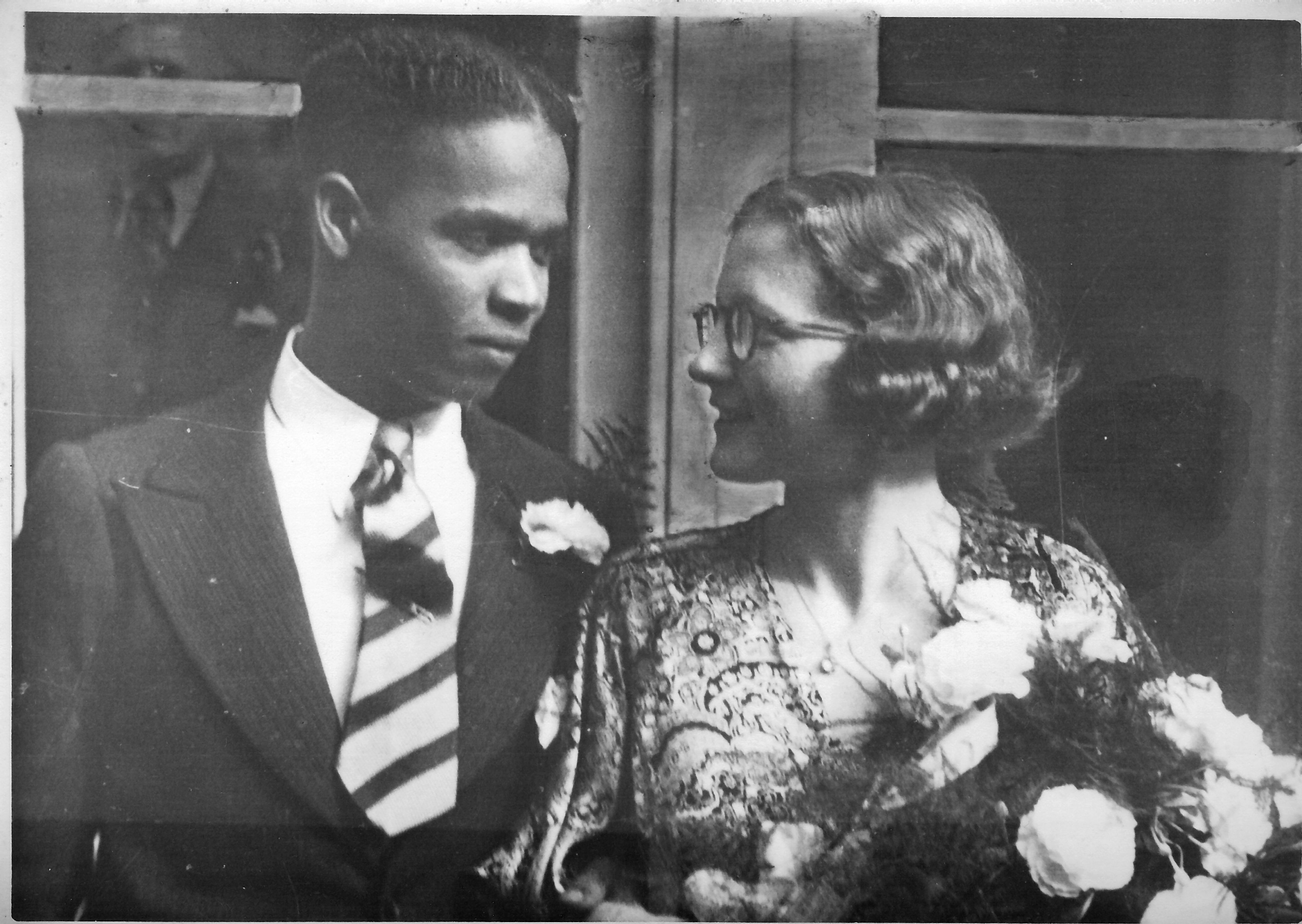 huwelijksfoto 1 oktober 1936