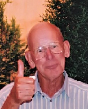 Oom Aad op bezoek bij zijn neef Peter Epping juli 1992 bij het 25 jarig huwelijk van Peter
