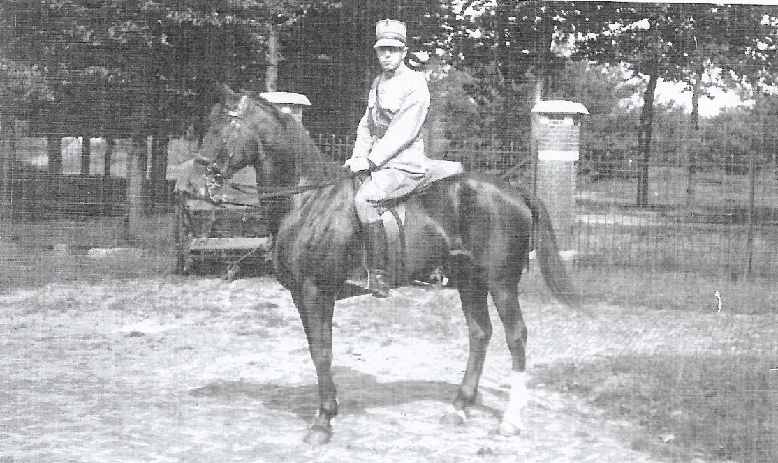 Bert Deuss, kornet der bereden artillerie, 1934