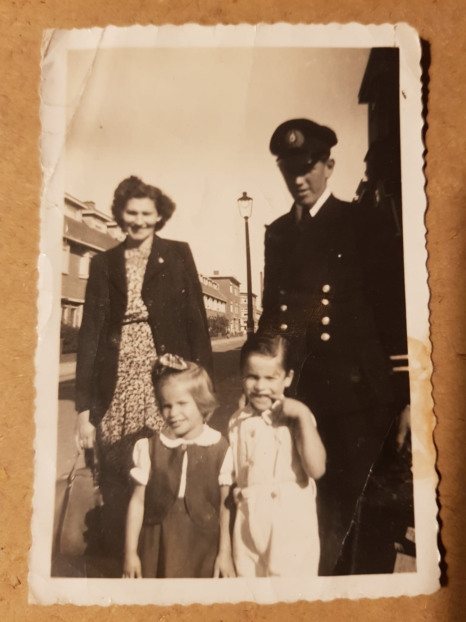Thuiskomst van Arie Tuit 1946