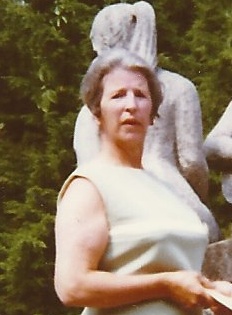 Met vakantie met haar man in Boppard in 1971