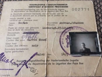 Vader en opa Andreas Geelen oorlogsverleden