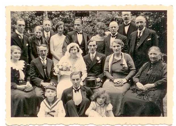Trouw Foto Celine Witsenhuijsen met Abraham Ferro, najaar 1935