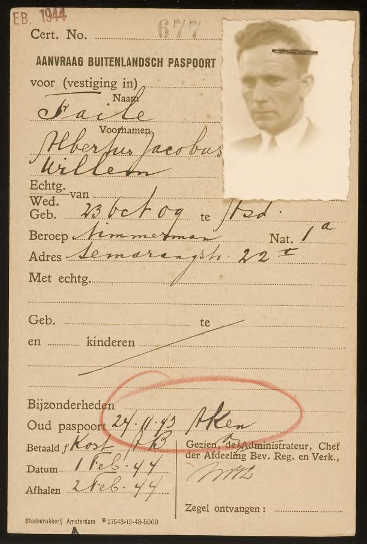 paspoort 40-45