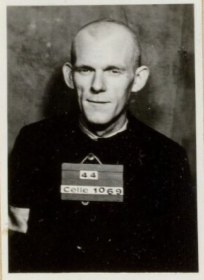 Gerhard Tülk, foto bij aankomst tuchthuis Celle