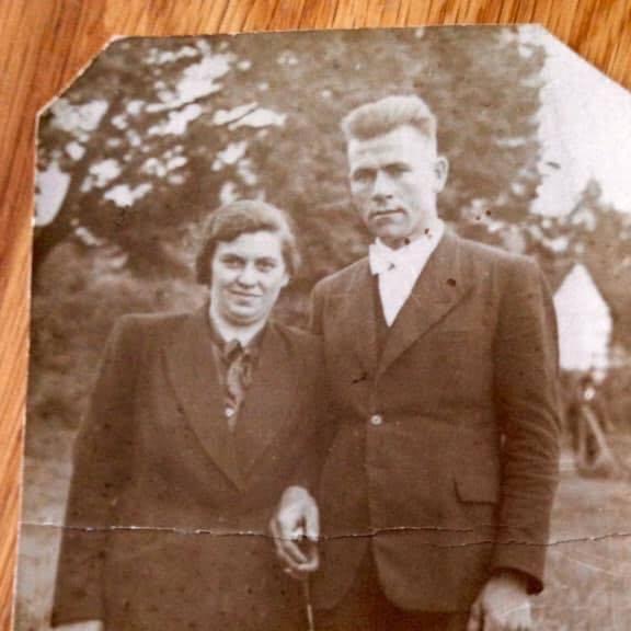 Willem met zijn vrouw Katherina Pesch