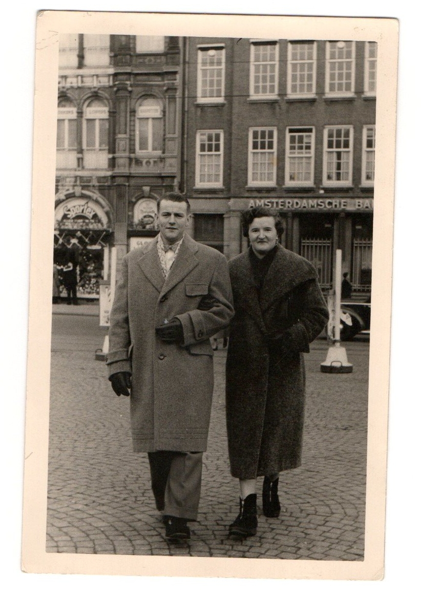 Johannes van Spankeren en zijn vrouw in 1954