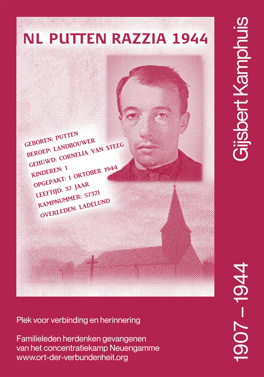 Poster van monument Ort der Verbundenheit in Neuengamme
