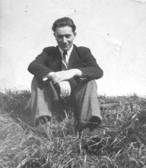 Mijn vader B.S.J. van der Post op jonge leeftijd.