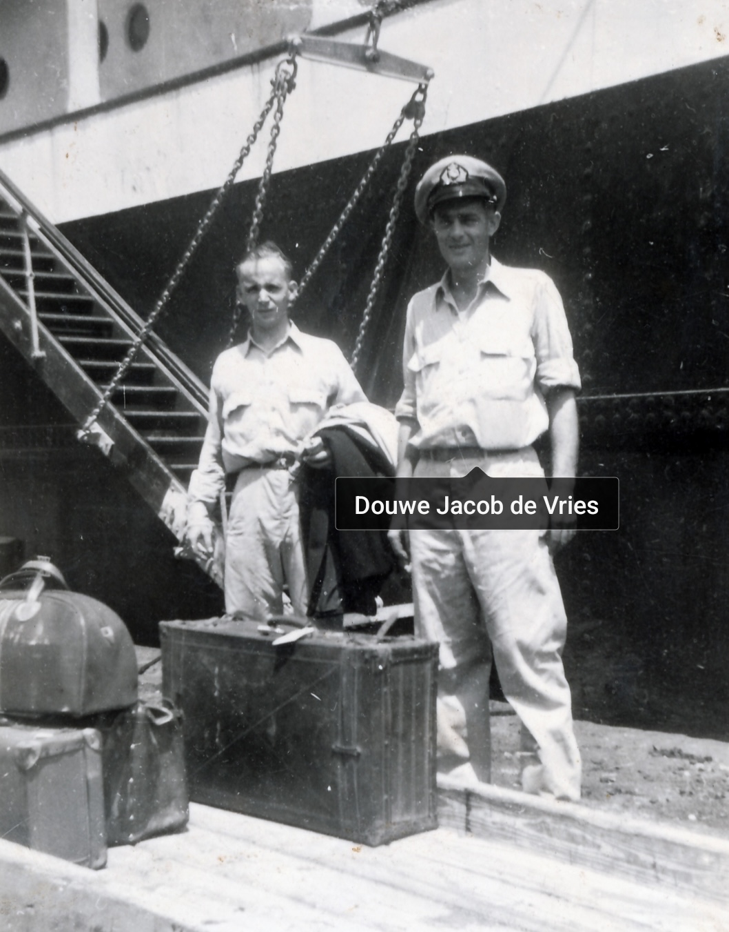 Douwe Jacob de Vries omstreeks 1942