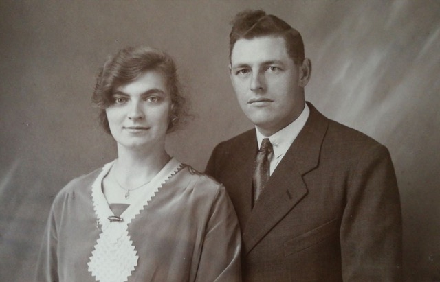 Leendert Wesdijk en zijn vrouw Gijsje Wesdijk-Verkerke