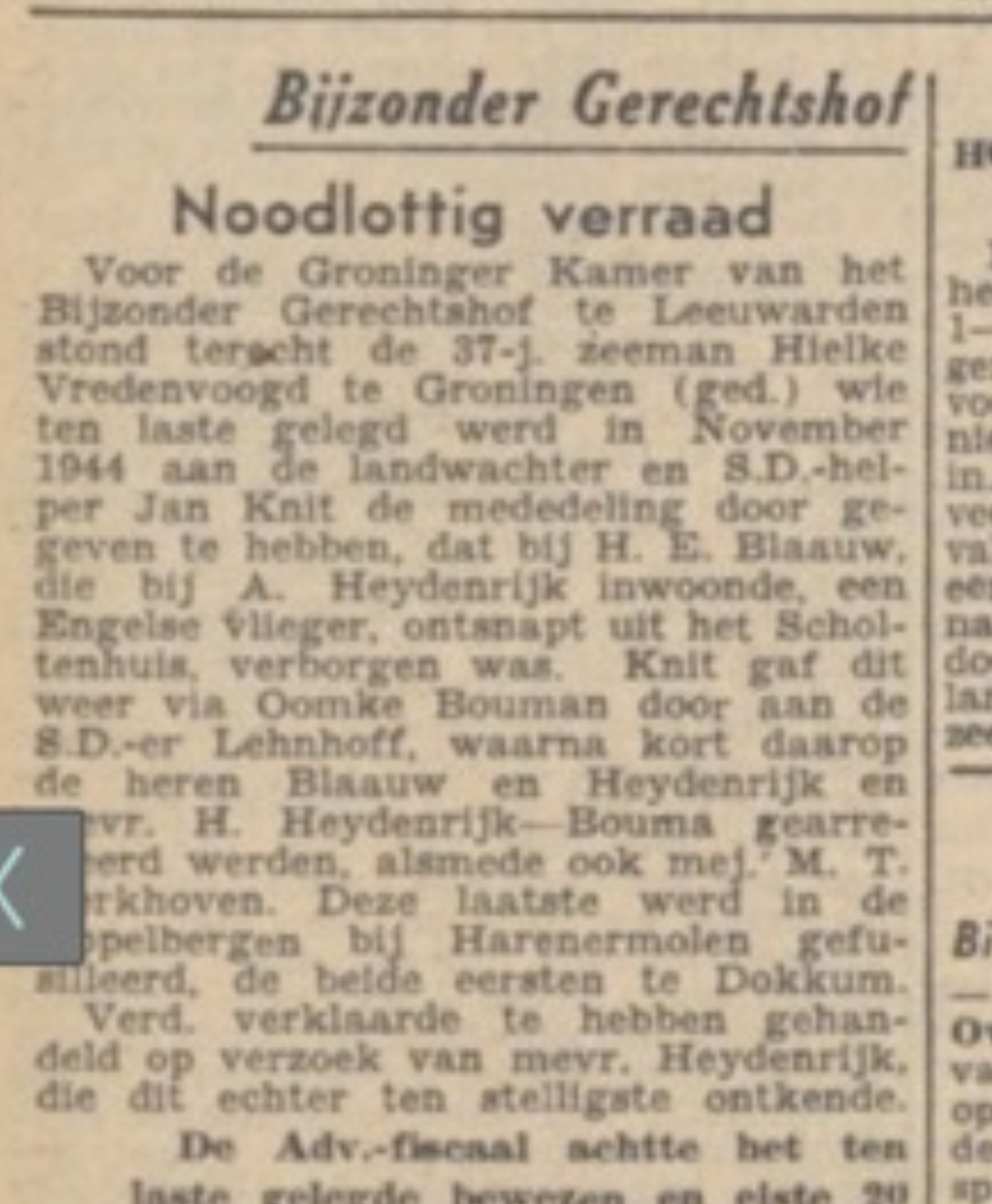 Verraad Harm Blaauw en Anda Kerkhoven.