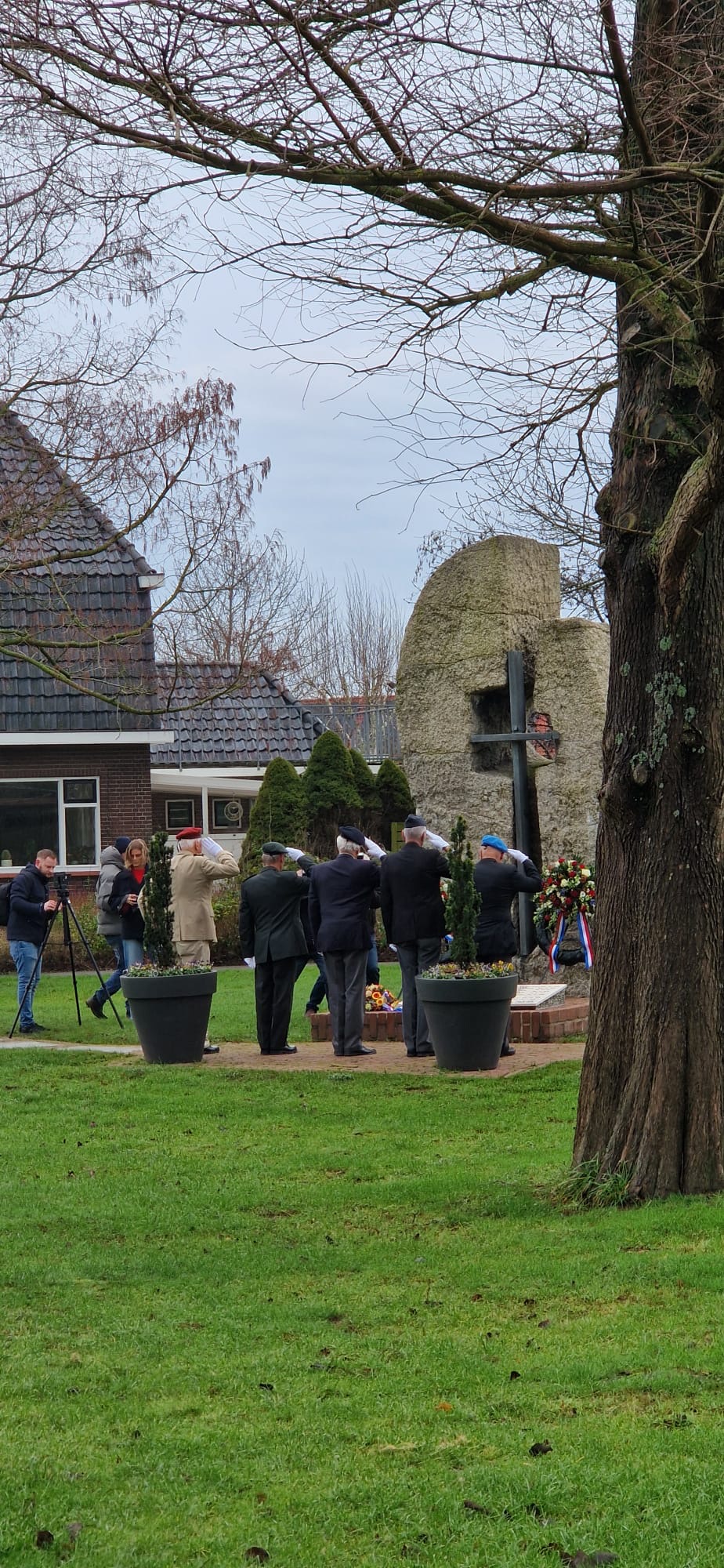 Herdenking 22 januari 2025, 80 jaar na de executie van 20 mannen waarbij Harm Engbert Blaauw.