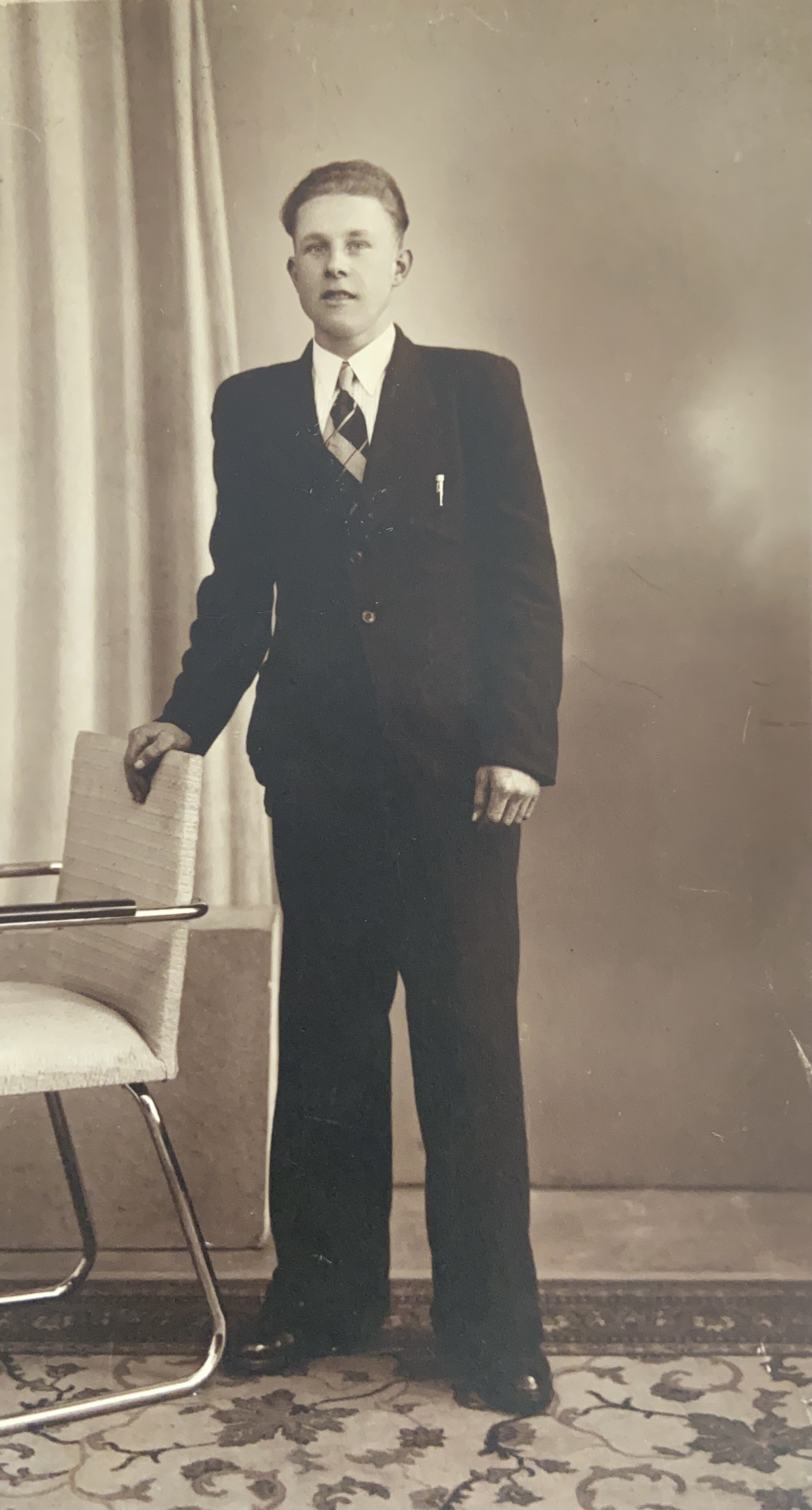 Ceel van Rhee als jonge man