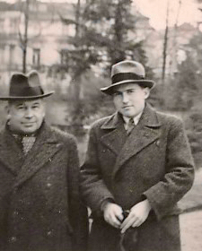 Berthold Heinrich Goldschmidt met zoon Kurt