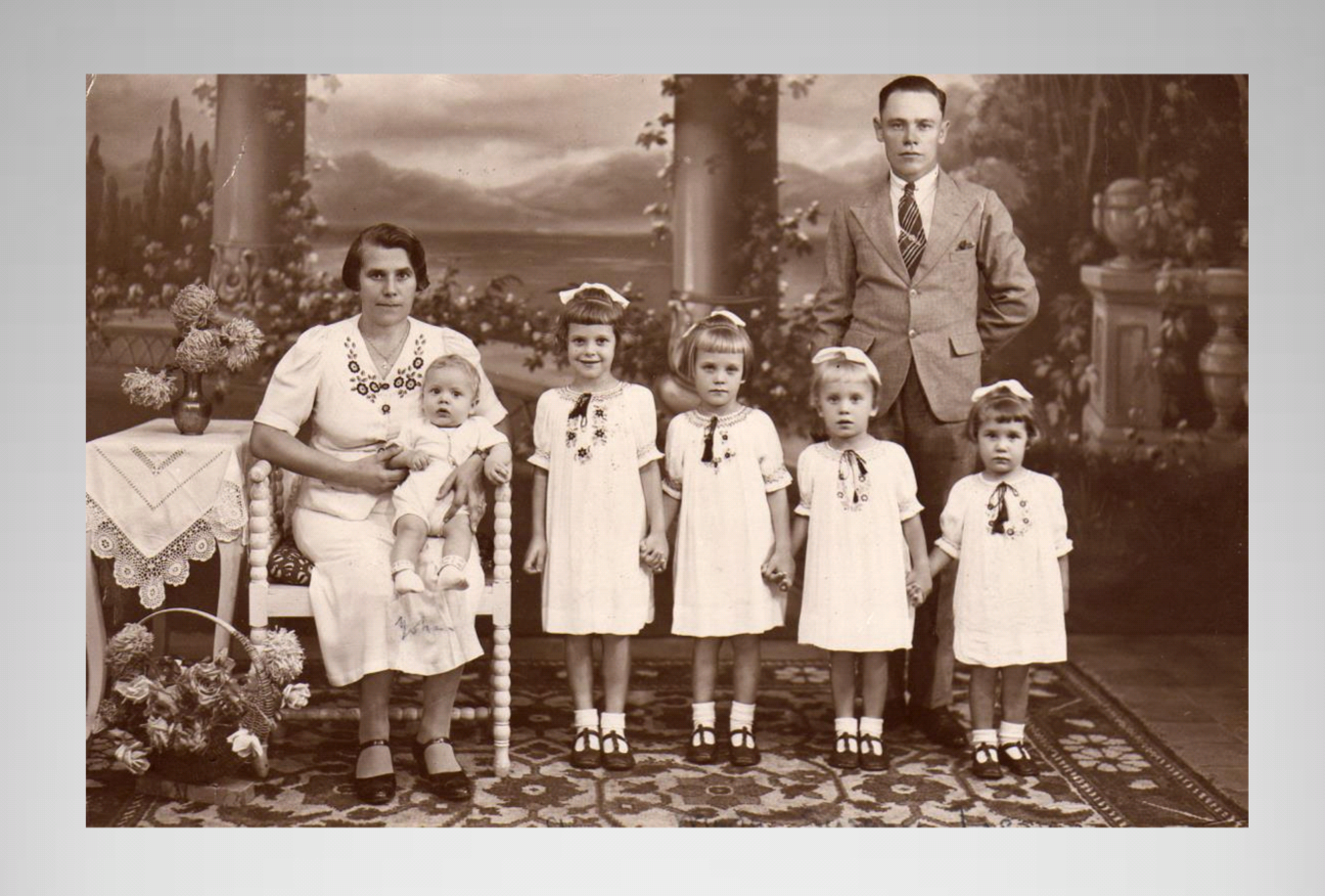 J.G.Jansen en zijn gezin 1938